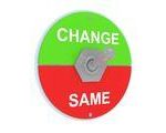 a lifestyle key choice switch - change or stay the same!