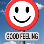 Healthier Life by the 5 x 5 Success plan. Lifestyle changes are a good feeling - illustrated by happy face road sign