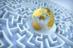 World as a Maze to illustrate the humanitarian, aid work, international aviation job etc that demands 100% concentration when at work.
