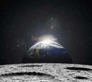 Defying Gravity means to fly and also so see the light in dark, grave moments as illustrated by this picture of sunrise over earth from the moon.