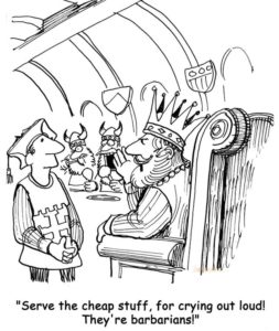 Diets from around the world can be funny too s illustrated in this cartoon about vikings 