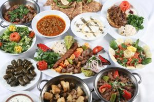 Diets from around the world include tasty aromatic flavours as illustrated here by Middle Eastern Foods
