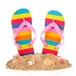 Footwear has their intended use like these Flip Flops that belong on a Beach, and are not meant for walking on city streets.
