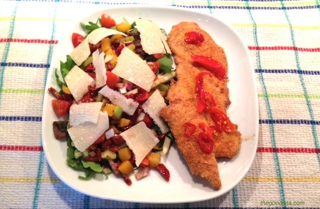 Recipe Chicken and Mediterranean inspired Salad