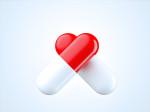 Statins or Lifestyle Changes - What is good for your heart health? Illustrated by heart shaped by two pills