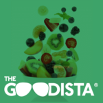 Dark side of health and more on thegoodista.com website. Here the healthy food category logo.