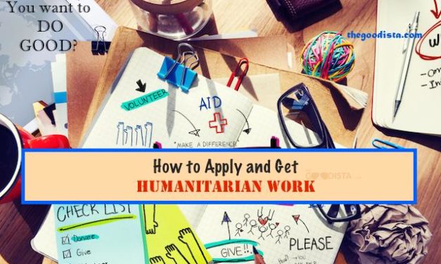 Do Good: How To Get Humanitarian Aid Work