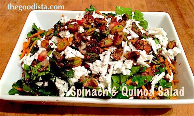 Recipe for Spinach and Quinoa Salad