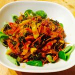 Black Bean With Kale in this picture. Recipe on thegoodista.com