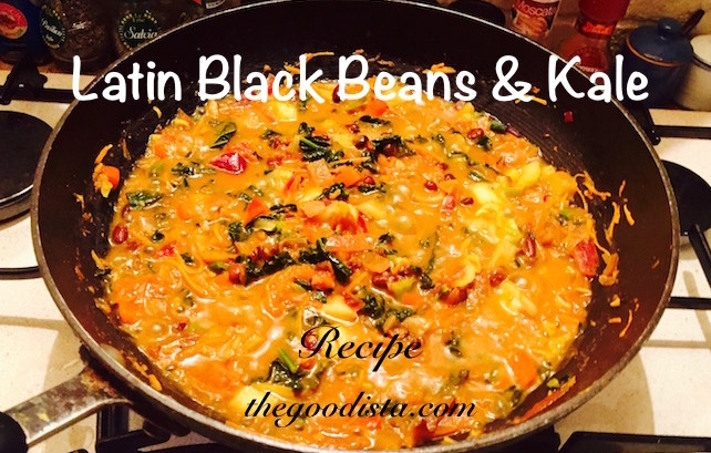 Latin Black Beans with Kale Recipe