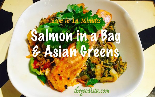 Salmon in a Bag with Asian Greens Recipe