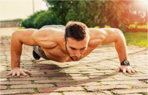 The Push Up is one of the best exercises to boost your metabolism - read more on thegoodista.com