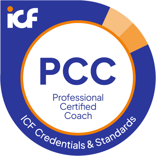 ICF Professional Certified Coach – PCC badge